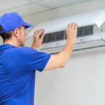 Hvac,Technician,Performing,Air,Conditioner,Maintenance,Inspection.,24,Hours,Emergency